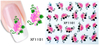 XF1097-1102 Flower Water Nail Sticker