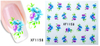 XF1157-1162 Flower Water Nail Sticker