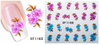 XF1163-1168 Flower Water Nail Sticker