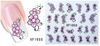 XF1031-1036 Flower Water Nail Sticker
