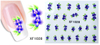 XF1025-1030 Flower Water Nail Sticker