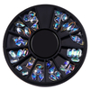 AB Nail Rhinestone in Wheel