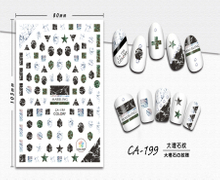 CA-199 3D Marble Nail Sticker