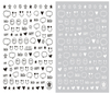 CB-033 3D Smiley Face Nail Art Sticker