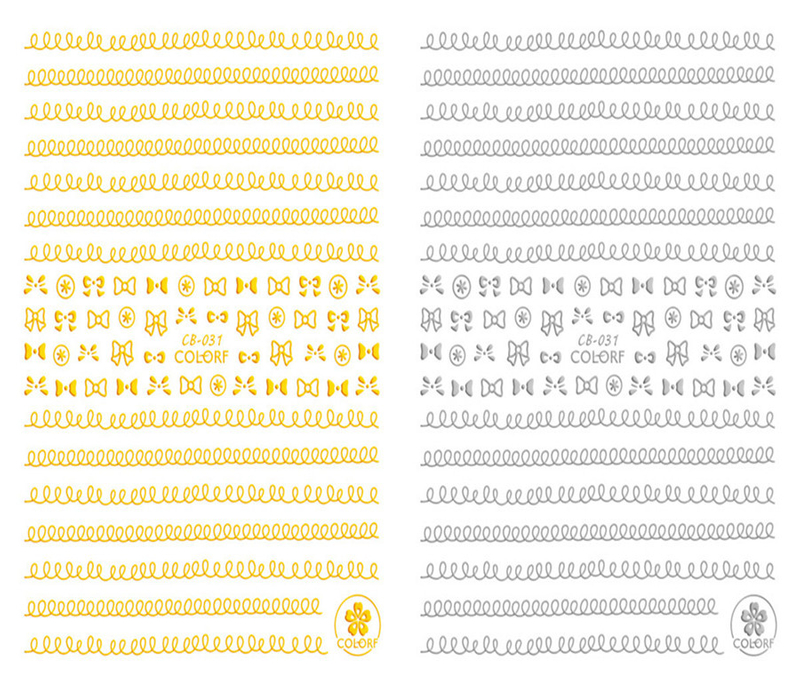 CB-031 3D Bow Nail Art Sticker