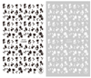 CB-051 3D Flowers Nail Art Sticker