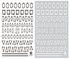 CB-026 3D Hollow Graphic Nail Art Sticker