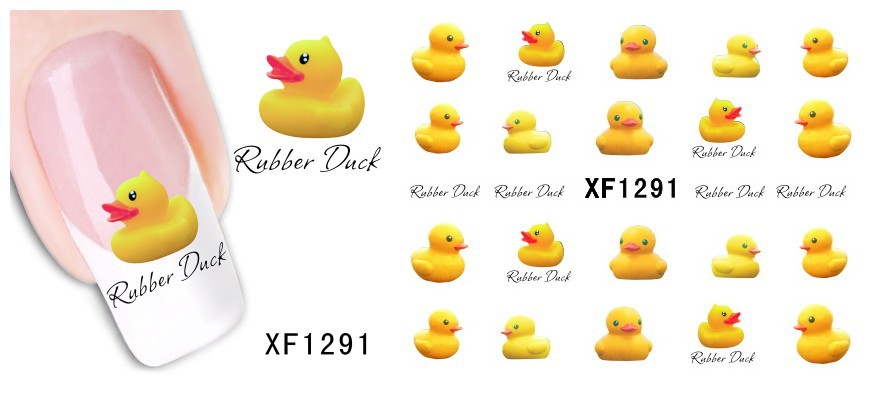 XF1289-1294 Water Nail Sticker