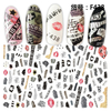 F438 DIY Design 3D Self Adhesive Words Nail Art Sticker