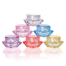 3g/5g Nail Decoration Cosmetic Cream Container Mini Rhinestones Beads Studs Storage Box