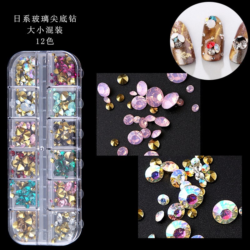 Sharp Nail Rhinestone 