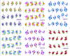 Flower Water Nail Sticker