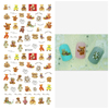 MT028-031 3D Teddy Series Nail Art Sticker