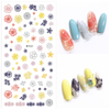 MT039-046 3D Flower Series Nail Art Sticker