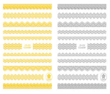 CB-058 3D Lace Self Adhesive Nail Art Sticker