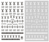 CB-113 3D Louis Vuitton Brand Nail Art Sticker