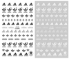 CB-094 3D Adidas Brand Nail Art Sticker