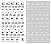 CB-093 3D Nike Brand Nail Art Sticker