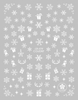 CB-070 3D Snowflake Christmas Nail Sticker
