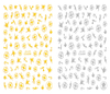 CB-079 3D Daisy Flower Nail Art Sticker