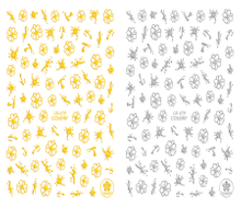 CB-079 3D Daisy Flower Nail Art Sticker