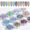Diamond Colorful Exquisite Sequins Mixed Size Nail Glitter Sequins