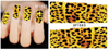 XF1498-1503 Leopard Print Water Nail Sticker