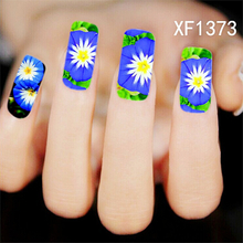 XF1372-1377 Flower Water Nail Sticker