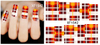 XF1540-1545 Lattice Water Nail Sticker