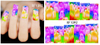 XF1390-1395 Flower Water Nail Sticker