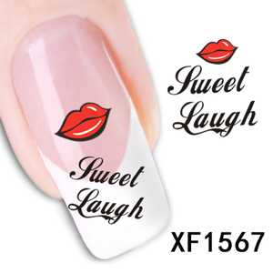 XF1567-1572 Love Water Nail Sticker