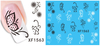 XF1561-1566 Water Nail Sticker