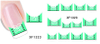 XF1319-1324 Popular Water Nail Sticker