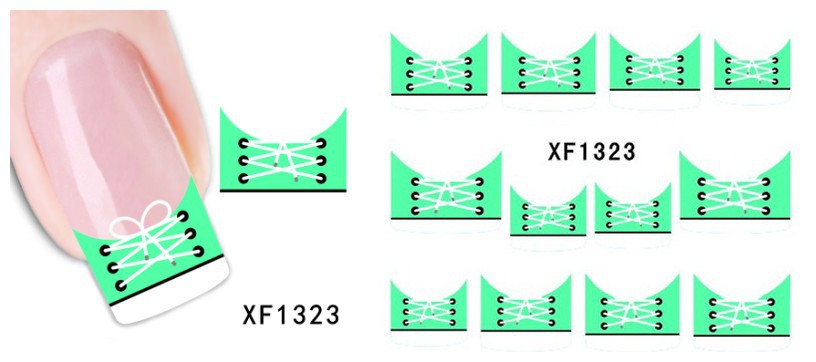 XF1319-1324 Popular Water Nail Sticker
