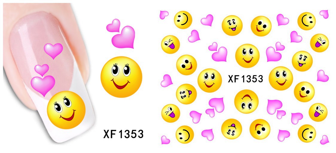 XF1349-1354 Water Nail Sticker