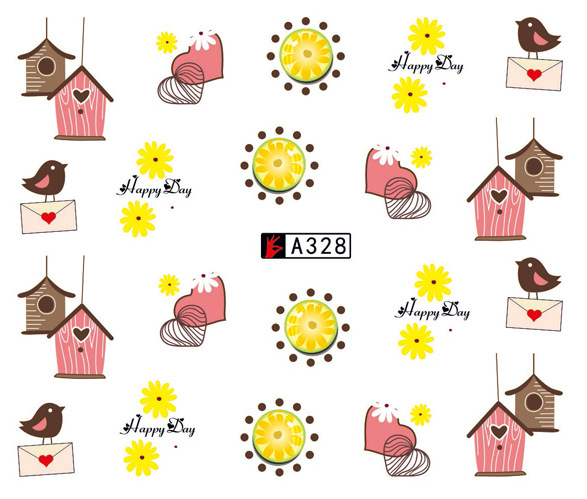 A325-330 Fashion Water Nail Sticker