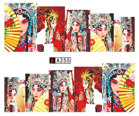 A253-258 Water Nail Sticker