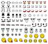 M+617-626 Smile And Heart Water Nail Sticker 