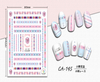 CA-145 3D Bear Lace Nail Sticker