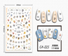 CA-225 3D Cat Nail Sticker