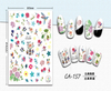 CA-157 3D Classical Embroidery Nail Sticker