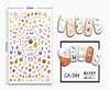 CA-344 3D Retro Halloween Nail Sticker