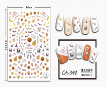 CA-344 3D Retro Halloween Nail Sticker