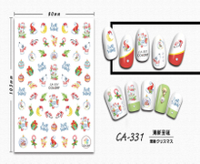 CA-331 3D Fresh Christmas Nail Sticker