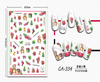 CA-334 3D Christmas Bear Nail Sticker