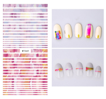 MT069 3D Beautiful Pattern Nail Art Sticker