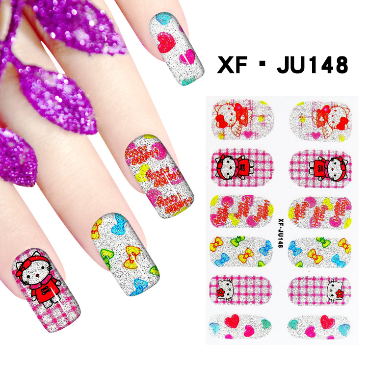 JU148 Full Cover Nail Polish Sticker 