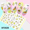 XF3028 3D Self Adhesive Eggs Nail Art Sticker 