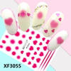 XF3055 3D Self Adhesive Heart Nail Sticker 