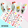 XF3036 3D Self Adhesive Bow-knot Nail Sticker 